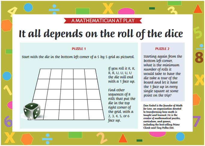 A Mathematician at Play 18: A Roll of the Dice