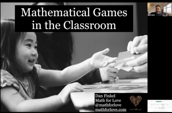 Mathematical Games Minicourse (pre-K - grade 2)